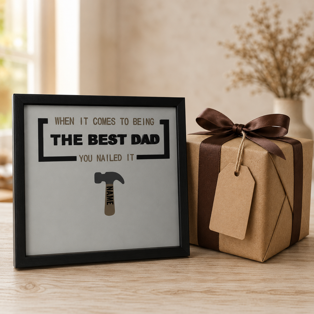 Personalised Best Dad Frame