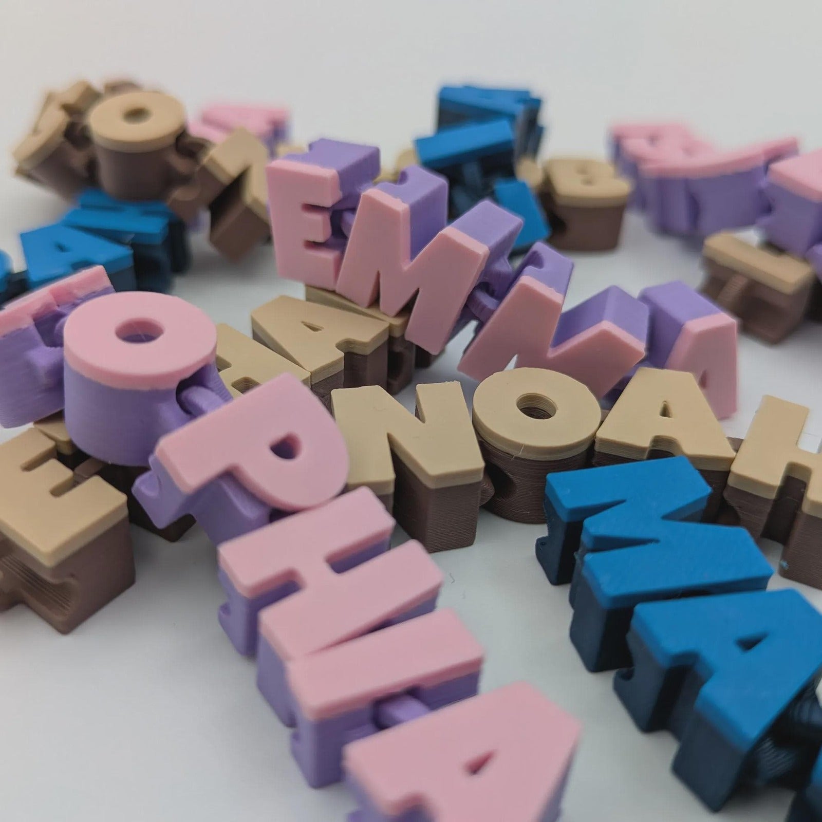 Personalised Articulated Name Keychain