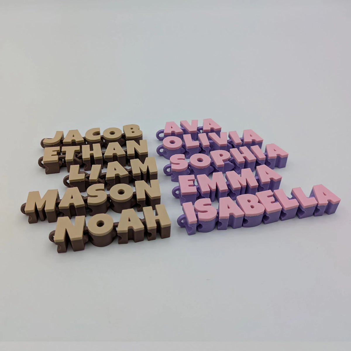 Personalised Articulated Name Keychain