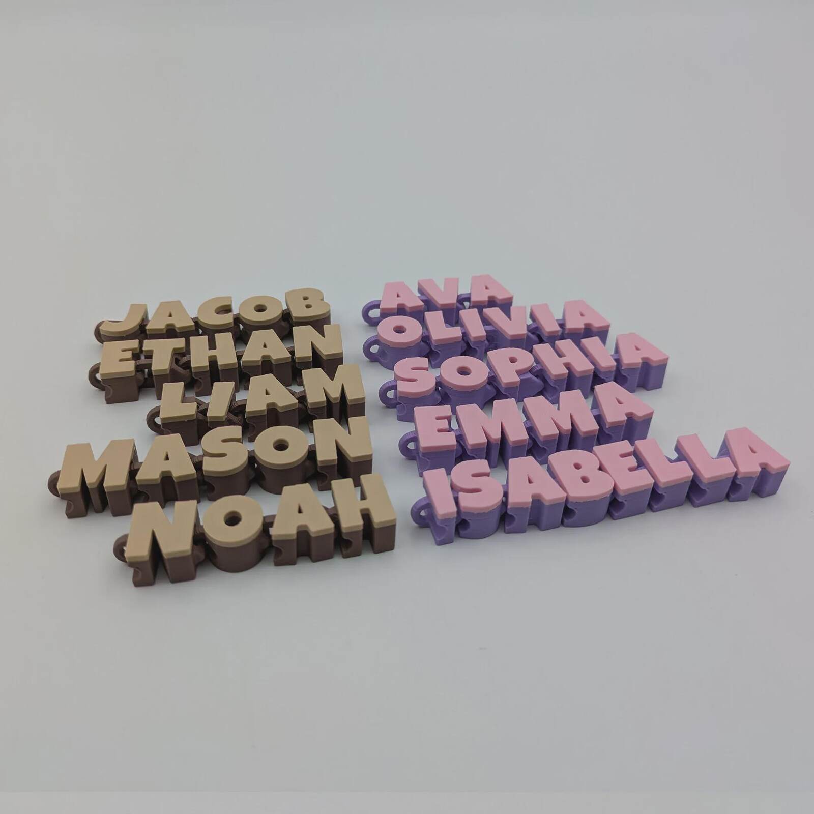Personalised Articulated Name Keychain