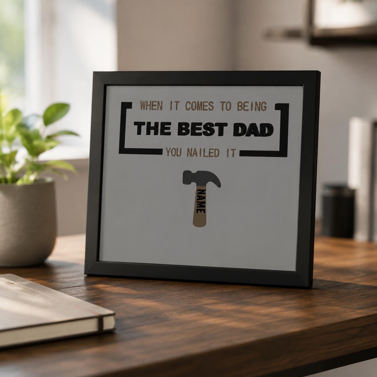 Personalised Best Dad Frame