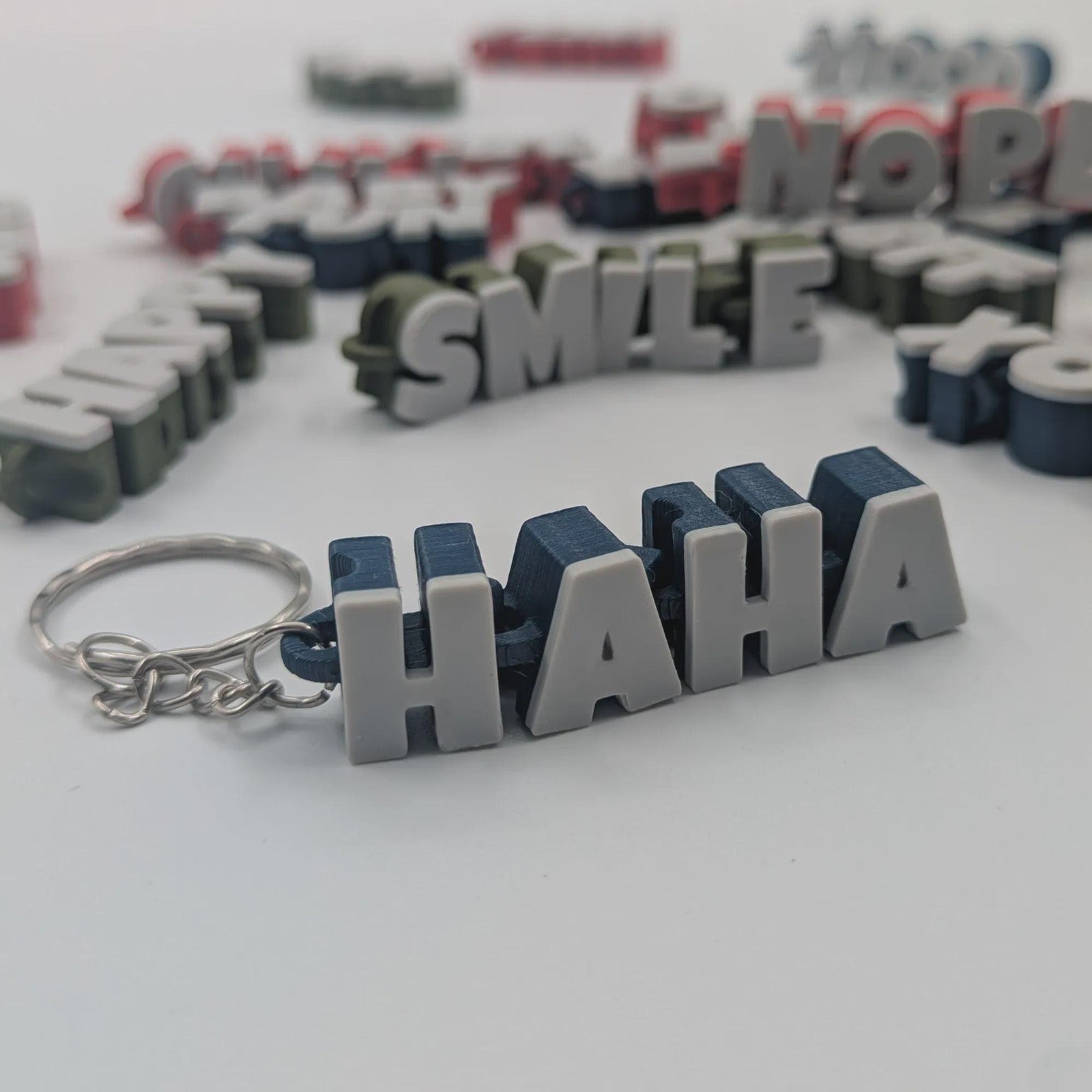 20 Pack Articulated Word Keychains