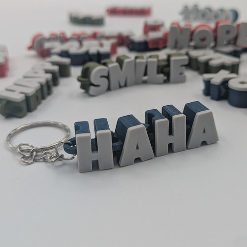 20 Pack Articulated Word Keychains