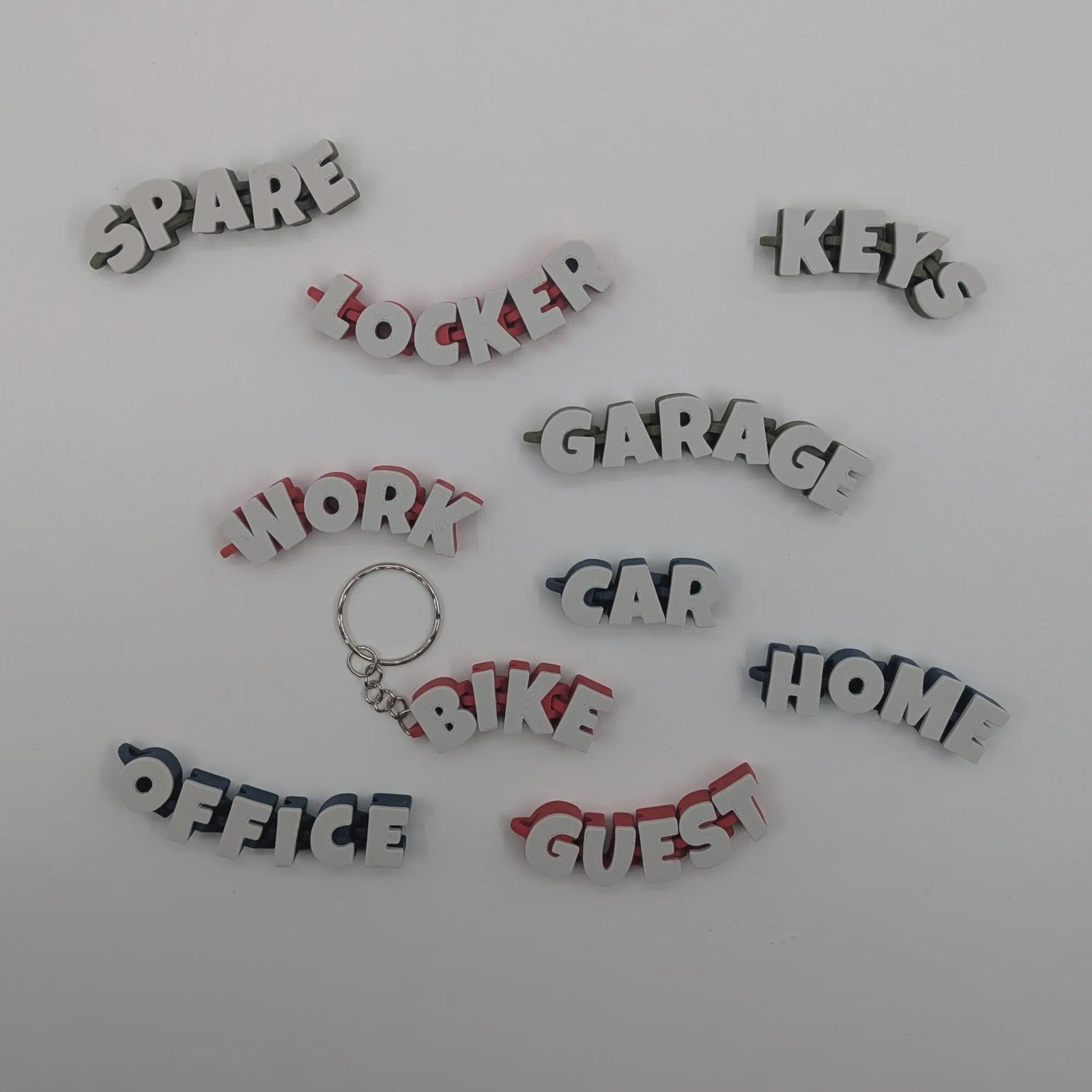 10 Pack articulated Keychains