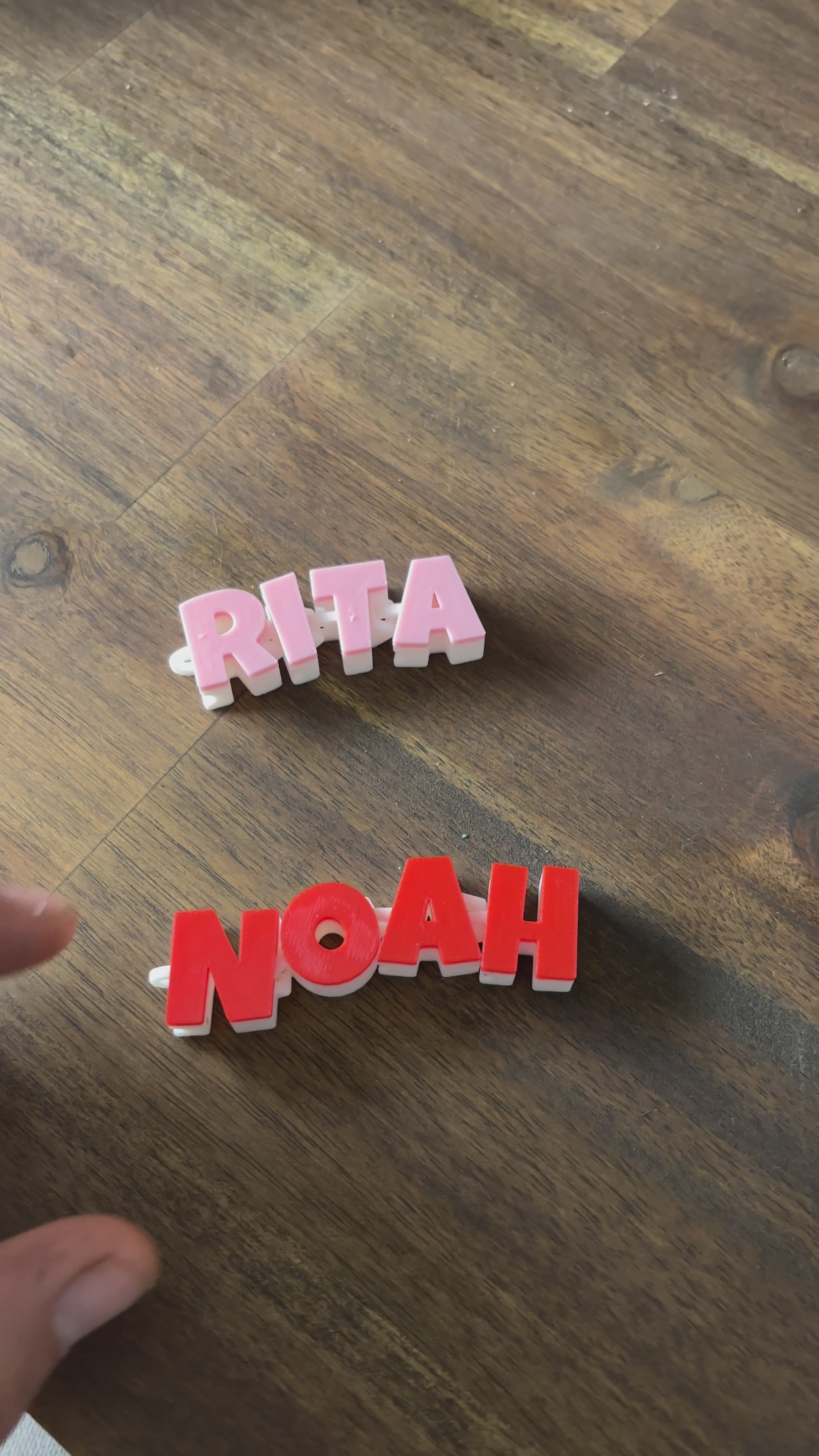 Personalised Articulated Name Keychain