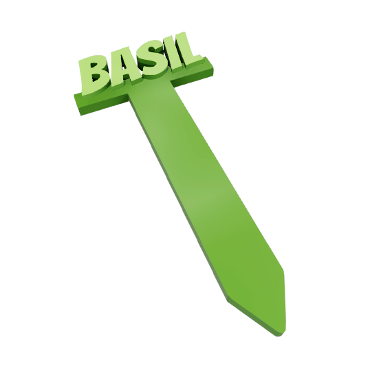 Personalised 3D Printed Plant Label